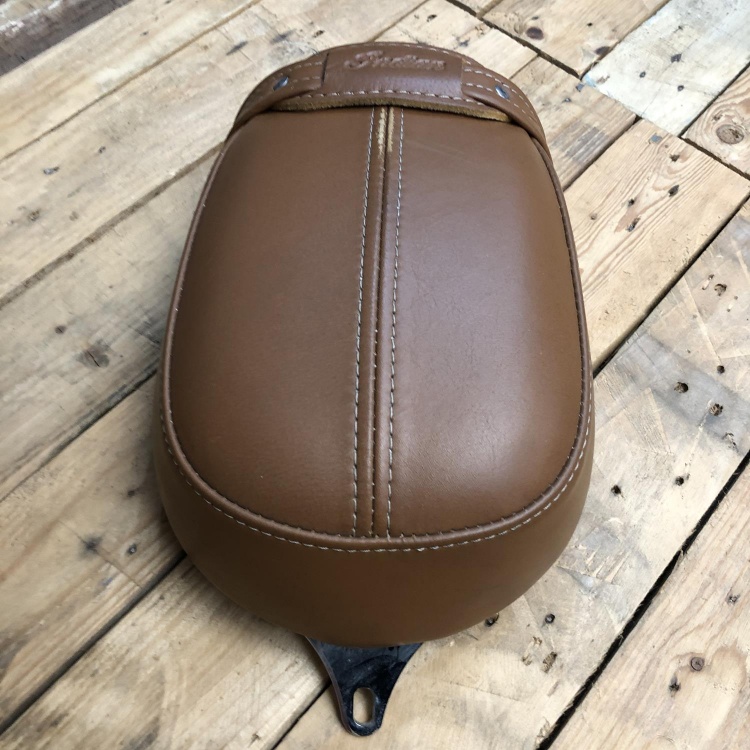 Indian Scout Desert Tan pillion seat